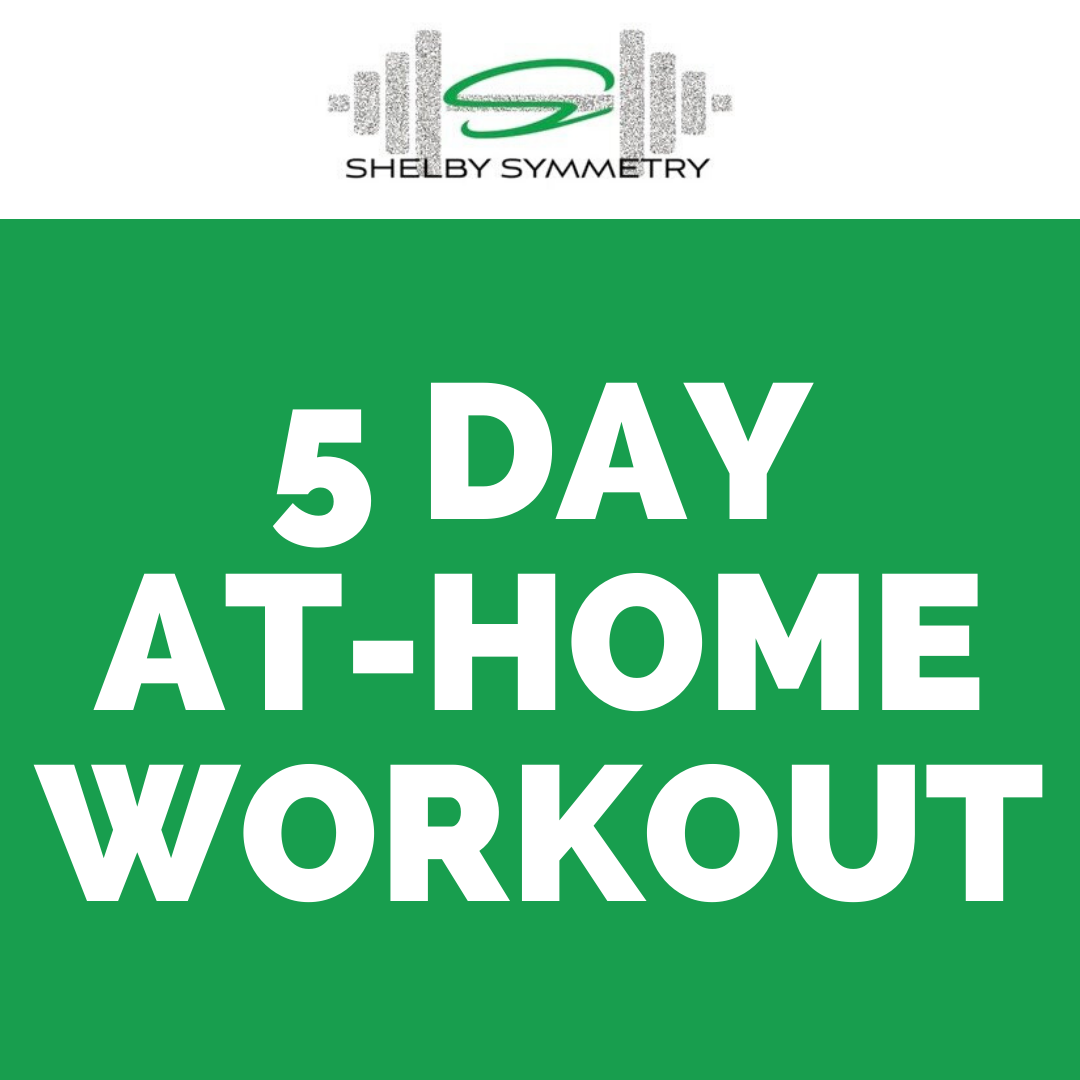 5 day workout best sale routine at home